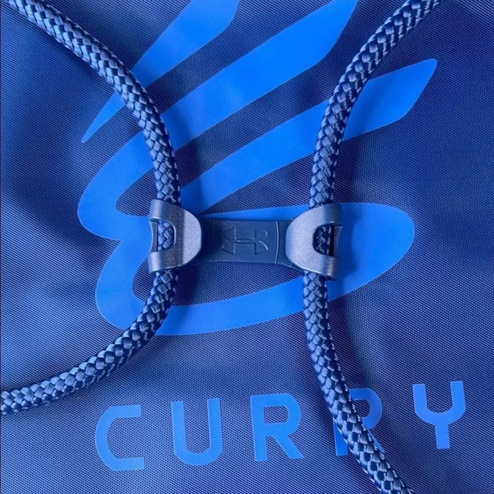 Under Armour Curry SC40 Ozsee Drawstring Backpack Bag | Blue | NWT